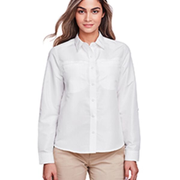 Ladies' Key West Long-Sleeve Performance Staff Shirt Thumbnail